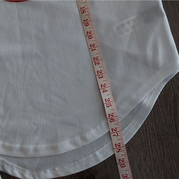 NBA Chicago Bulls Basketball Mesh Shirt Top White Size Large - Picture 7 of 7